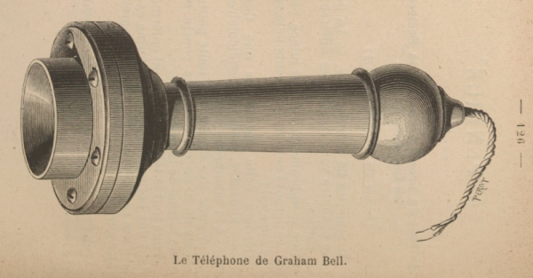Invention de l'écouteur et du microphone, Graham Bell